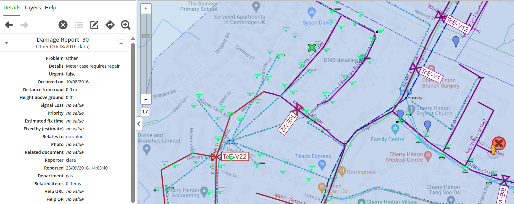 Using the map tools