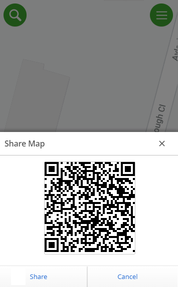 Emailing a map link